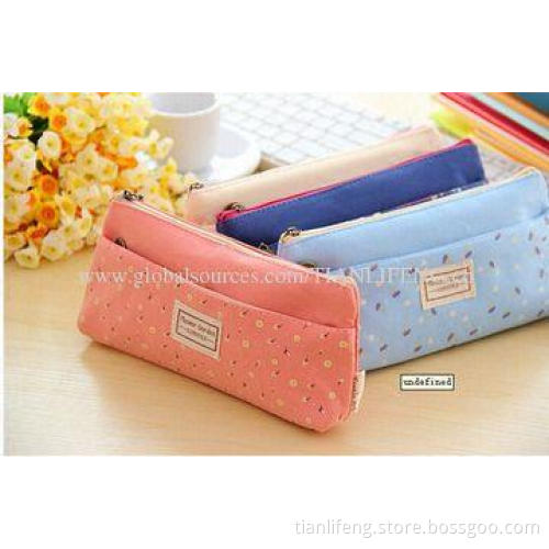 Fashion Cute Canvas Pen Pencil bag
